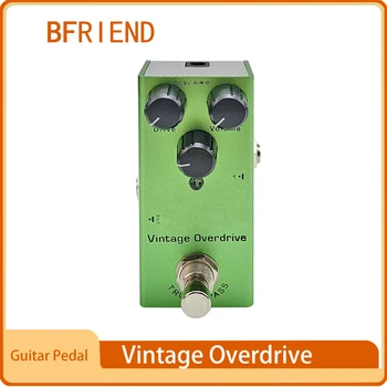 Elektro Gitar Vintage Overdrive / Ses / Ton Topuzu Etkisi Pedalı Mini Tek Tip DC 9V Gerçek Bypass