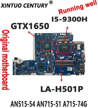 LA-H501P Acer AN515 - 54 AN715-51 A715-74G laptop anakart SRF6X I5-9300H CPU GTX1650 GPU 4G DDR4 %100 % test edilmiş