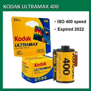 Kodak için Kodak Film UltraMax 400 Derece 35mm Film Rulo Başına 24 Pozlama Uygun M35 / M38 Kameralar (Son Kullanma Tarihi: 9.2023)