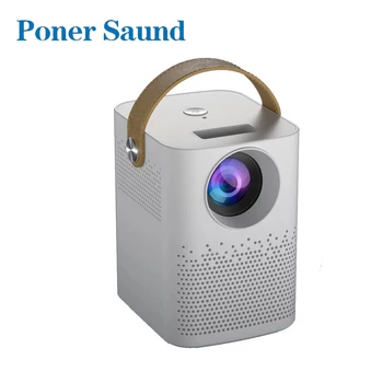 2022 Yeni Poner Saund / AOREUN V2 Led projektör Desteği Full HD 1080p 4500 Lümen bluetooth hoparlör Ev Sineması USB Projektör