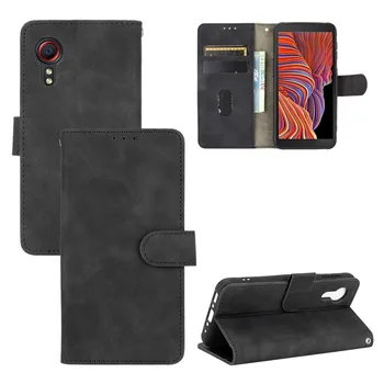 Samsung Galaxy Xcover 5 için Kılıf Lüks Kapak Cilt Doku pu deri cüzdan Standı samsung kılıfı Xcover 5 Xcover5 Telefonu Çanta