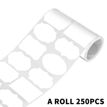 250 adet 5.5x3. 5cm Silinebilir beyaz tahta Etiket Zanaat Mutfak Kavanoz Organizatör Etiketleri Kara Tahta yazı tahtası Etiket beyaz etiket