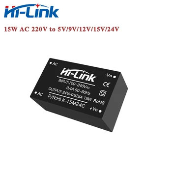 HiLink 15 W 24 V 625mA Tek Çıkış HLK-15M24C 110 V 220 V AC DC Güç Kaynağı Modülü