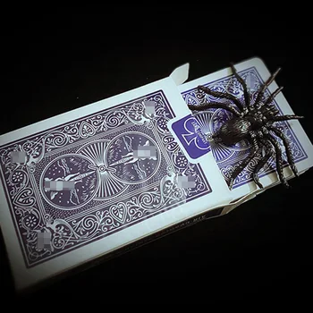 Maça Örümcek tarafından Shawn Lee Sihirli Hileler Örümcek Ufuk Görünen Magia Yakın Sokak Şaka Kartı Yanılsama Hile Sahne Oyuncaklar
