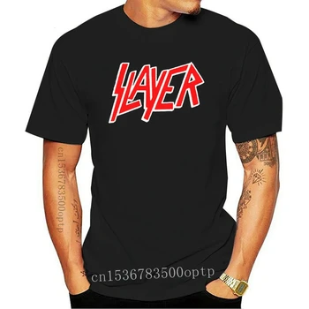 Yeni Slayer Klasik Logo Gömlek S M L Xl Xxl Metal Bant T-Shirt Tişört 2021 ?Klasik Özel Tasarım Tişört