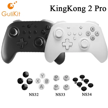 GuliKit KingKong 2 Pro Denetleyici kablosuz bluetooth Gamepad Joystick Nintendo Anahtarı için Gamepad Denetleyici Aksesuarları