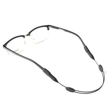 25-35cm Şeker Renk Elastik Silikon Gözlük Sapanlar Güneş Gözlüğü Zinciri Spor Kaymaz Dize Gözlük Halatlar Bant Kordon Tutucu