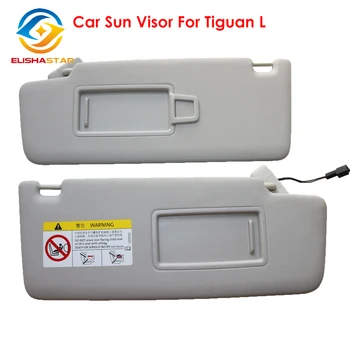 Araba Styling Gri Sol / Sağ iç Güneşlik Paneli makyaj aynası Kablo ile VW TİGUAN İçin L 2018 5TD857521 5TD857522