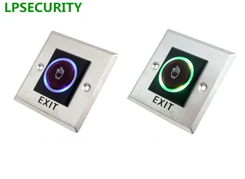 LPSECURITY NO NC kızılötesi sensör çıkış düğmesi kapı açma dokunmatik palmiye şekli modeli kapı kapı erişim kontrolü