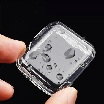 Ekran Koruyucu İçin Apple Watch case 45mm 41mm 44MM 40mm Tam TPU tampon Kapak aksesuarları iwatch serisi 8 7 SE 6 5 3 42mm 38mm