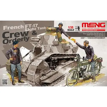 Meng 1/35 Model HS - 005 Fransız Hafif Tank Mürettebatı ve Düzenli (Meng için)