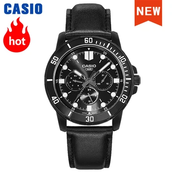 Casio izle erkekler en lüks takım elbise quartz saat askeri spor eğlence su geçirmez ışık erkek saati elektronik saat MTPVD300