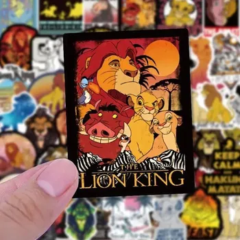50 Adet Disney Aslan Kral Çıkartmalar Karikatür su geçirmez etiket Çocuklar için Dizüstü Kaykay Bavul Çıkartmalar Oyuncaklar