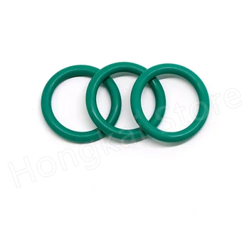20 adet CS 2mm * OD 5-70mm Flor Kauçuk(FKM) O Ring Yeşil Halka Conta ID 1 - 66mm İyi Yağ Direnci