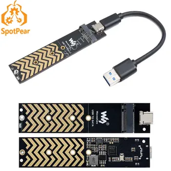 NGFF SSD, USB3.2 Gen2 Tip-C için USB'DEN SATA USB-C Adaptörüne