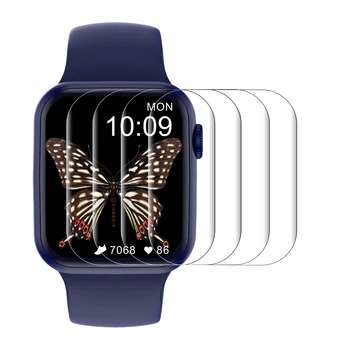Akıllı saat Ekran Koruyucu için Apple Watch Iwo W13 W37 Pro Dt100 Pro Max Serisi Smartwatch Değil Cam Temizle Tam koruyucu film