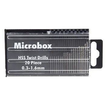 20 Adet Küçük Mikro HSS Büküm matkap ucu seti 0.3 mm-1.6 mm Model Zanaat Hassas El Sanatları Mücevher İzle Onarım Modu Matkap