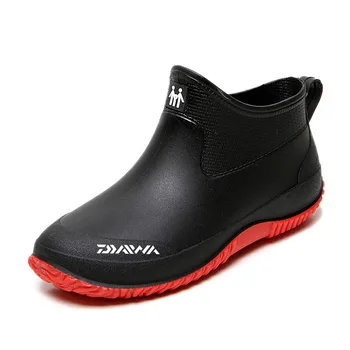 Erkekler Kadınlar Açık Spor Balıkçılık Ayakkabı Sıcak Su Geçirmez Kaymaz Aşınmaya Dayanıklı Balıkçılık yağmur çizmeleri Kauçuk yürüyüş botları