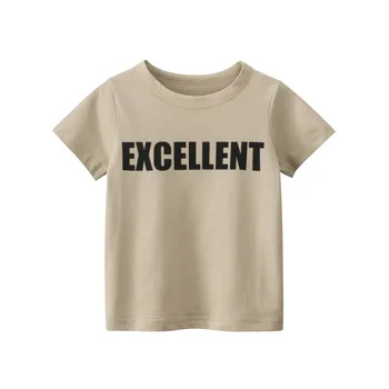 2 İla 8 Yıl, Erkek Gömlek Kız Temel T-Shirt Yaz Katı Çocuk Tee Moda Pamuk Yumuşak Desen,#6151