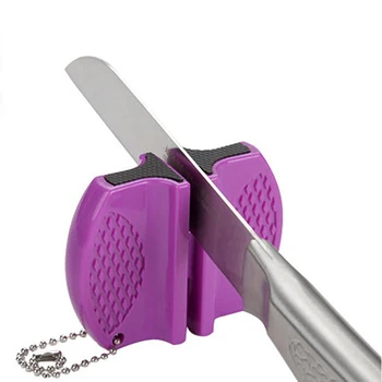 Mini Taşınabilir Bıçak Bileme aracı Çok Fonksiyonlu Açık Tungsten Çelik Bıçak Bileme