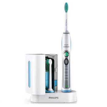 Philips Sonicare HX6972 / 10 Smartimer ve Quadpacer Sonic Elektrikli Diş Fırçası Beyaz ve Gümüş ile Su Geçirmez Şarj Edilebilir için Yetişkin