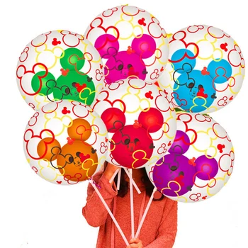 Minnie Alüminyum Film Mickey Balon Alüminyum film balon karikatür Mickey Mouse şekli alüminyum folyo topu çocuk oyuncak balon