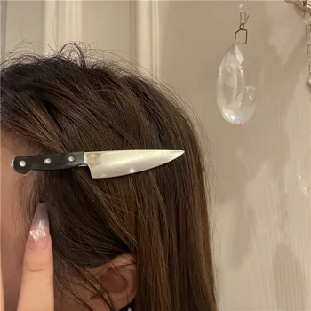 Bıçak Şekli Saç Sopa Kadınlar İçin saç tokası Yaratıcı Ve Garip Kızlar Tokalar Saç Bun Maker Şapkalar Kızlar saç aksesuarları