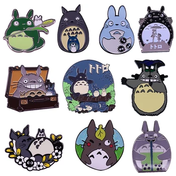 Ghibli Anime Komşum Totoro Emaye Pin Broş Koleksiyonu