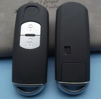 2 Düğmeler Akıllı Uzaktan Anahtar Shell Kılıf Mazda M3 M6 CX - 7 CX-9 Fob Anahtar Kapak