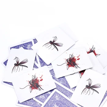 Sivrisinek Eylem Çocuk Sihirli Sahne Sihirli Kart Setleri Sihir Mentalism Illusion Komik Yakın Çekim Yapmak Kolay Sihirli