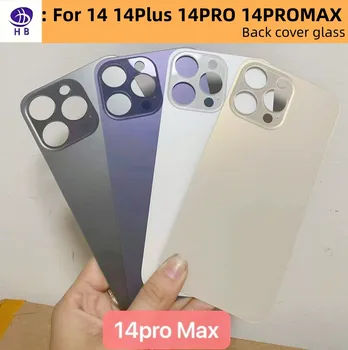 10 Paket Arka Pil Cam Kapak Geniş Kamera Büyük Delik Değiştirme iPhone 14 14 Artı 14 Pro 14PRO Max Arka Kabuk Kapı camı