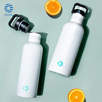 FEIJIAN YG Floresan Su Şişesi Tek katmanlı Paslanmaz Çelik Drinkware Bisiklet Spor Şişe Soğuk Su Bardağı BPA Ücretsiz 1000 ml